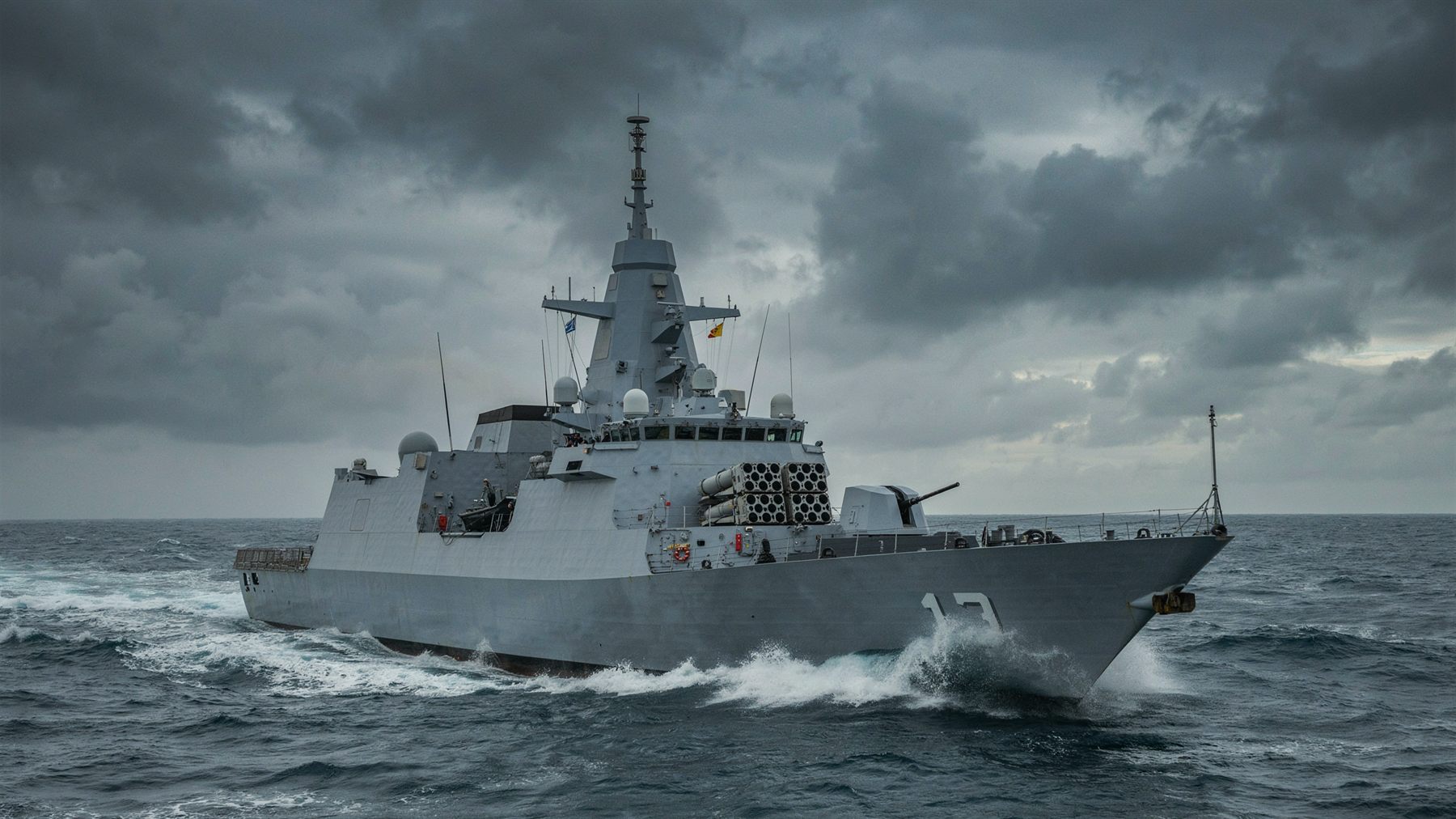 Frégate FDI en mer