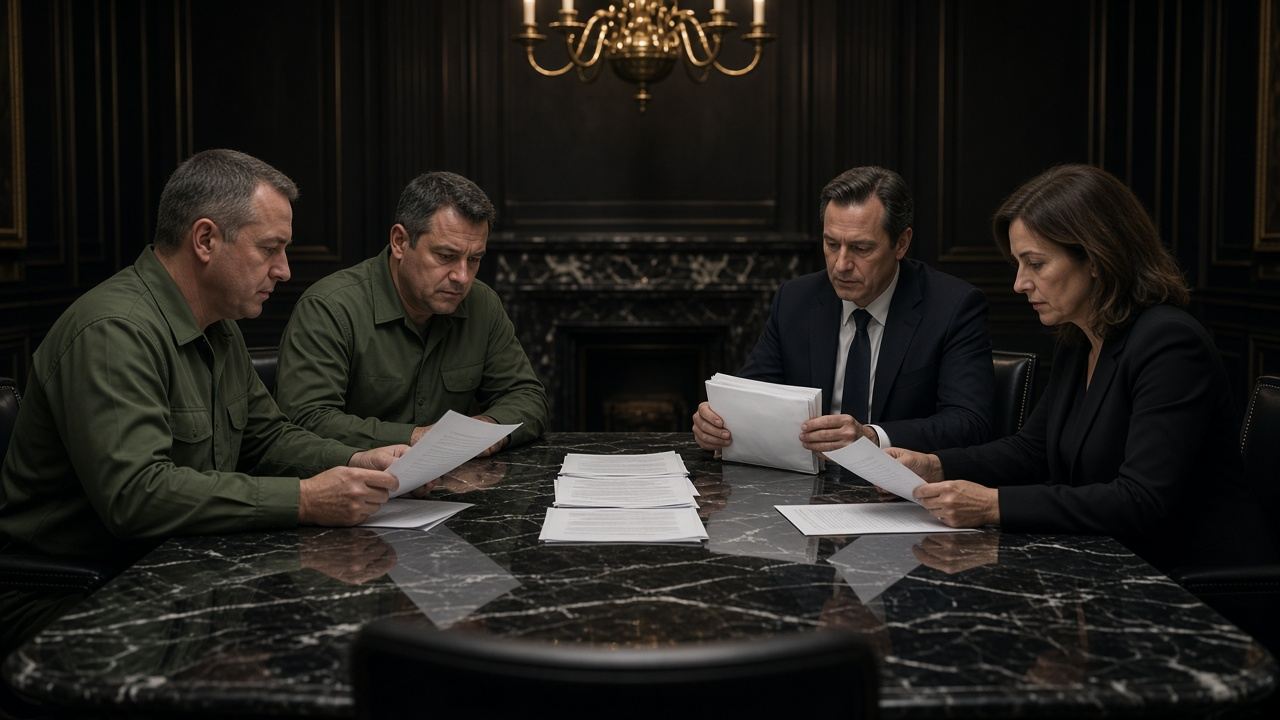 Defence acquisition meeting around a contract review