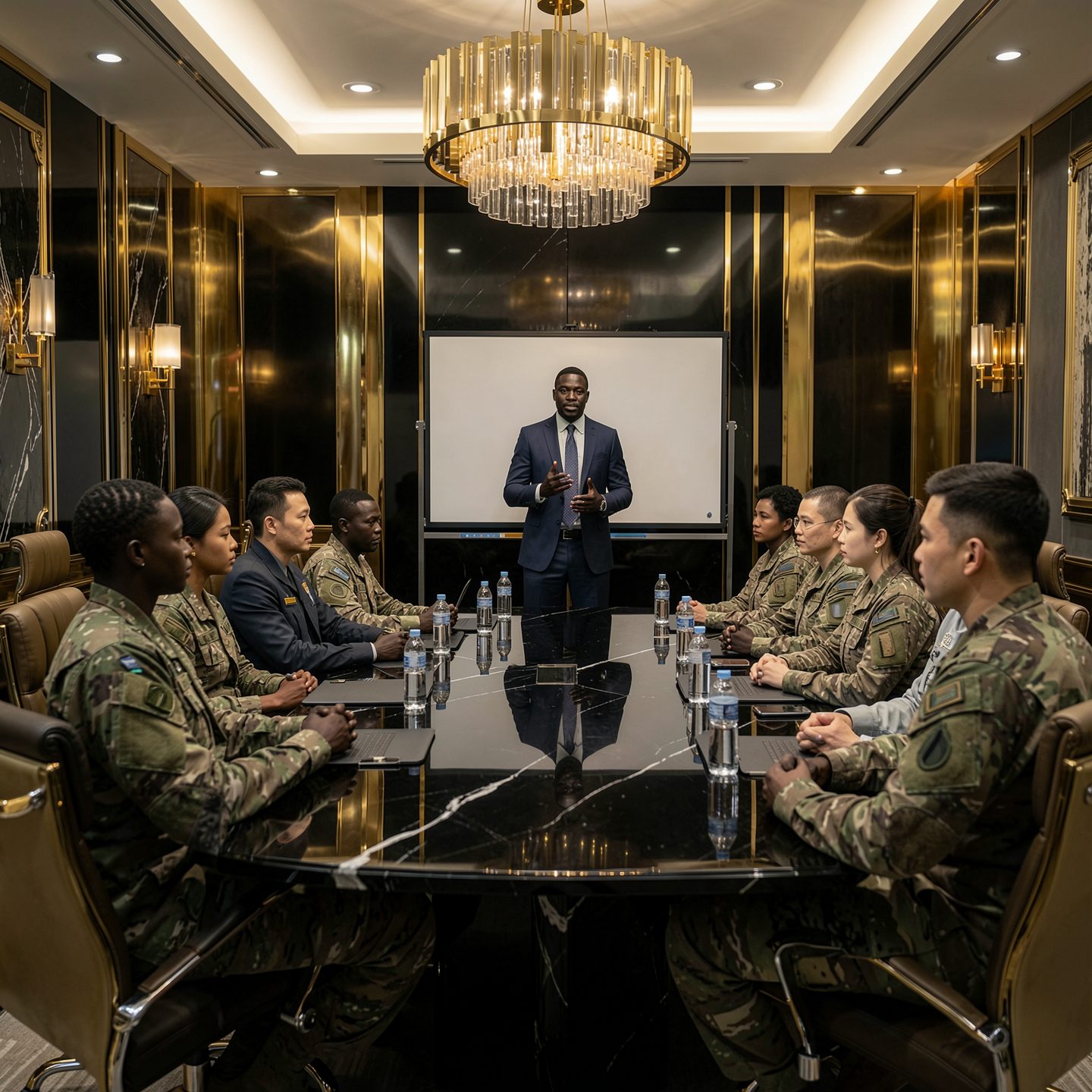 Leaders du soutien en session de formation