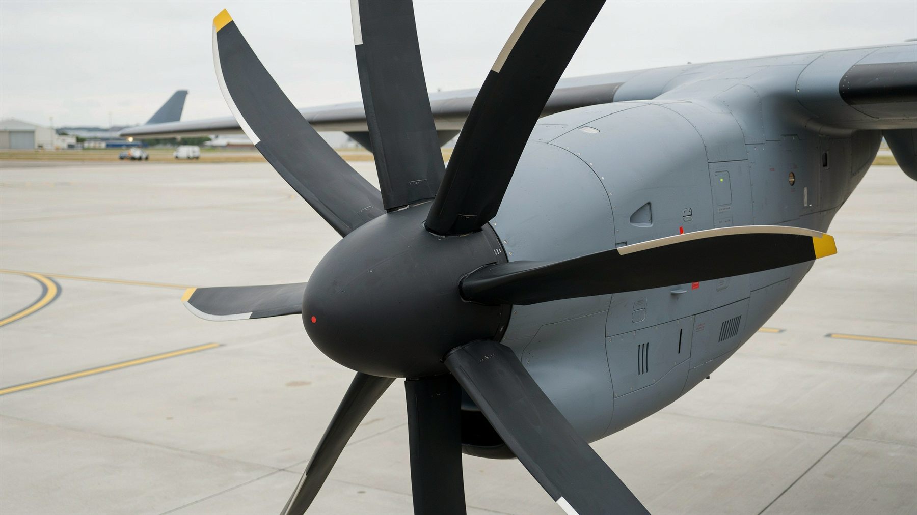 Hélice du moteur de l'A400M
